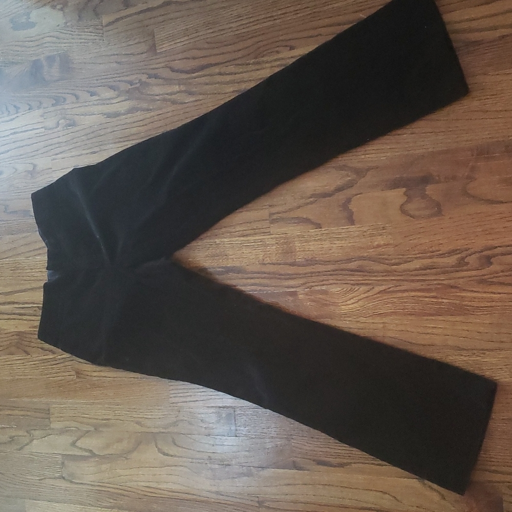 Gap classic fit boot cut soft suede-like trousers